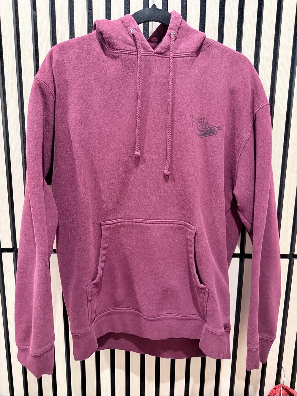 Poler Maroon Pullover Hoodie